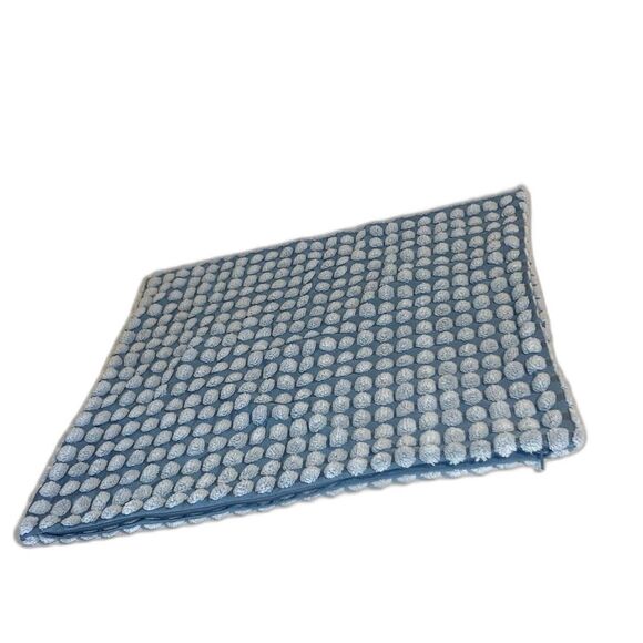 IKEA SVARTPOPPEL Pale Blue Tactile Dots Pattern Pillow Cover 20 x 20 inches - Picture 4 of 12